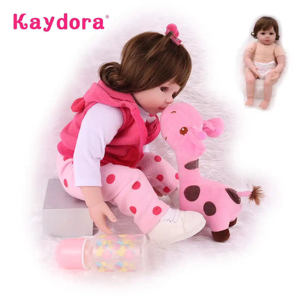 soft reborn baby dolls cloth body playmate cute bebe toddler