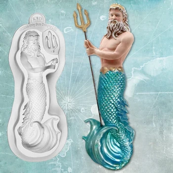 Neptune Silicone Mold for Fondant Cake Decor Cupcakes, Sugarcraft, Cookies, Candies, Cards and Clay Bakeware Tools
Neptune Silicone Mold for Fondant Cake Decor Cupcakes, Sugarcraft, Cookies, Candies, Cards and Clay Bakeware Tools