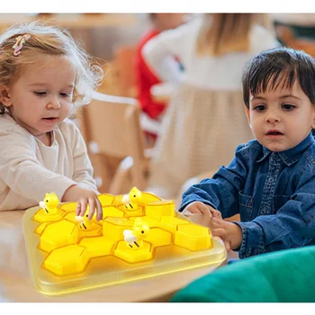 60 Challenges Bee honey Bricks Puzzle IQ Logical thinking Mind Brain Travel Intellectual Game Educational Toys for Children
60 Challenges Bee honey Bricks Puzzle IQ Logical thinking Mind Brain Travel Intellectual Game Educational Toys for Children