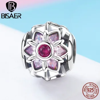 Elegant 925 Silver Beads Beautiful Cherry Blossom & Elegant Pink Zircon fit Women Charms Bracelet DIY Accessories Jewelry HSC839 
Elegant 925 Silver Beads Beautiful Cherry Blossom & Elegant Pink Zircon fit Women Charms Bracelet DIY Accessories Jewelry HSC839
