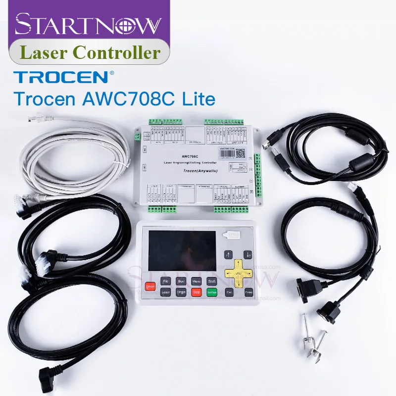 Лазерный контроллер для лазерного станка Trocen Anywells AWC708C Lite CO2 плата с ЧПУ|dsp controller|dsp