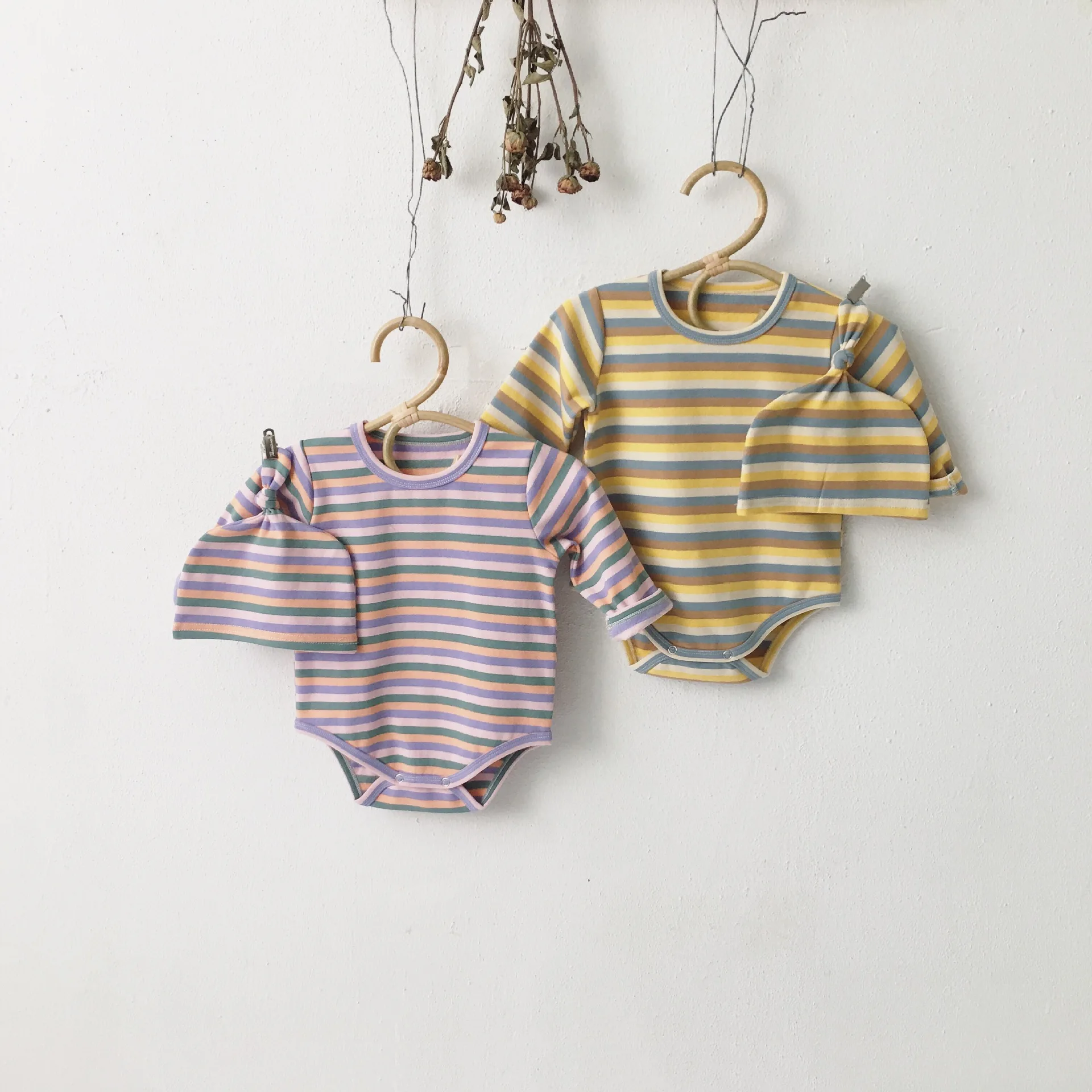 romper boy newborn baby clothes with hats baby girl clothing set