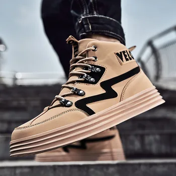 M- 2019 new high-top shoes autumn and winter men's fashion wild casual trend student adult comfortable outdoor Martin boots
M- 2019 new high-top shoes autumn and winter men's fashion wild casual trend student adult comfortable outdoor Martin boots