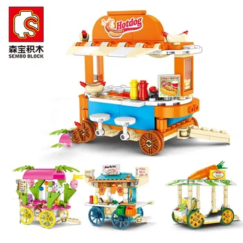 SEMBO Blocks vehicle Mini Shop Building blocks Bricks Store Pedestrian Street Car handcart Kids Convenience Store to boys toys
SEMBO Blocks vehicle Mini Shop Building blocks Bricks Store Pedestrian Street Car handcart Kids Convenience Store to boys toys