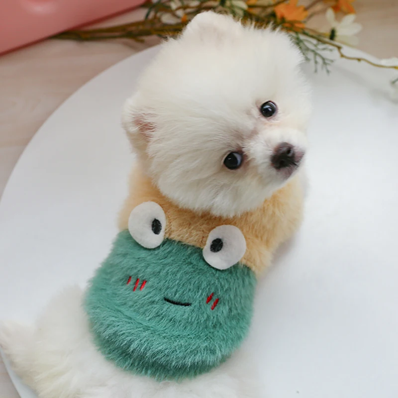 Cute Dog Velvet Sweatshirt Autumn Winter Pet Clothes for Small Dogs Cats Chihuahua Pug Crew Neck Soft Plush Thicken Blouse Tops
Cute Dog Velvet Sweatshirt Autumn Winter Pet Clothes for Small Dogs Cats Chihuahua Pug Crew Neck Soft Plush Thicken Blouse Tops