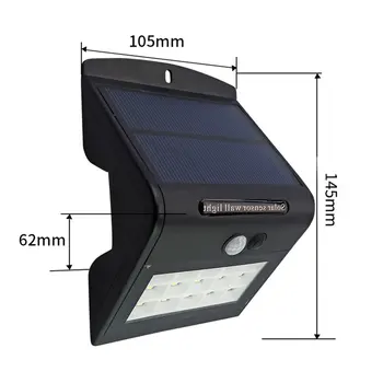 Solar Power Light 15 LED Solar Light Body Sensor Four Working Modes Waterproof Garden Street Lights Lamp
Solar Power Light 15 LED Solar Light Body Sensor Four Working Modes Waterproof Garden Street Lights Lamp