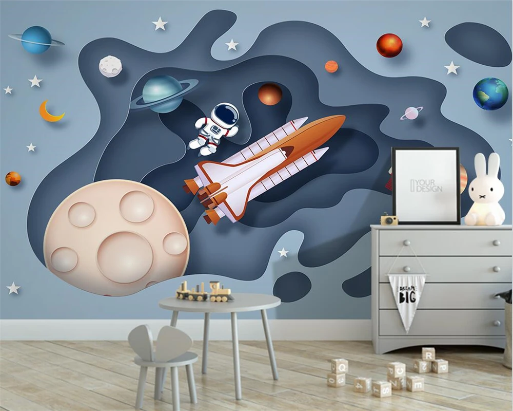 beibehang Custom modern new Nordic hand-painted space astronaut children's room background wallpaper wall papers home decor
beibehang Custom modern new Nordic hand-painted space astronaut children's room background wallpaper wall papers home decor