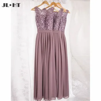 Elegant Bridesmaids Dresses Long with Lace Scoop Sleeveless Chiffon Maid of Honors Bridesmaids Dress
Elegant Bridesmaids Dresses Long with Lace Scoop Sleeveless Chiffon Maid of Honors Bridesmaids Dress