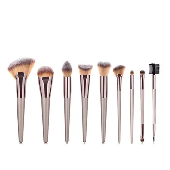 9pcs Luxury Champagne Makeup Brushes Set For Foundation Powder Blush Eyeshadow Concealer Lip Eye Make Up Brush Cosmetics
9pcs Luxury Champagne Makeup Brushes Set For Foundation Powder Blush Eyeshadow Concealer Lip Eye Make Up Brush Cosmetics