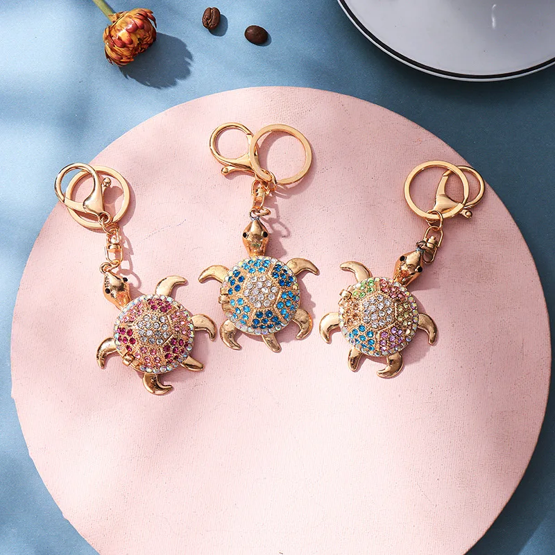 Color-encrusted Small Tortoise Mirror Key Fods Creative Design Car Key Fods Car Pendant Small Gifts Universal Key Chain
Color-encrusted Small Tortoise Mirror Key Fods Creative Design Car Key Fods Car Pendant Small Gifts Universal Key Chain