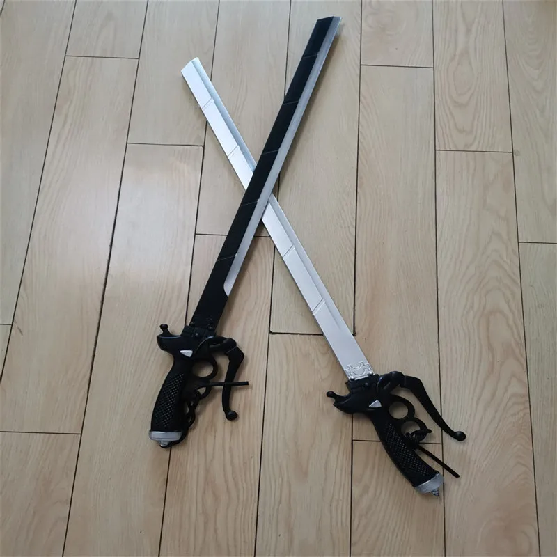 2 Style Attack On Titan Mikasa Double Knife Ackerman Sword RivaMika LeviMika Cosplay Anime Role Playing Game 95CM Weapon Prop
2 Style Attack On Titan Mikasa Double Knife Ackerman Sword RivaMika LeviMika Cosplay Anime Role Playing Game 95CM Weapon Prop