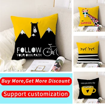Cute Cartoons Print Sofa Cushion Cover Yellow Pillow Geometric Marble Polyester Pillowcase Home Party Decoration Decor
Cute Cartoons Print Sofa Cushion Cover Yellow Pillow Geometric Marble Polyester Pillowcase Home Party Decoration Decor