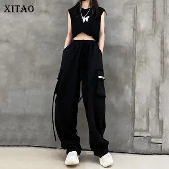 XITAO Pockets Solid Pants Women 2020 Autumn Loose Casual Fashion New Style Temperament All match High Waist Women Clothes ZP2124
XITAO Pockets Solid Pants Women 2020 Autumn Loose Casual Fashion New Style Temperament All match High Waist Women Clothes ZP2124
