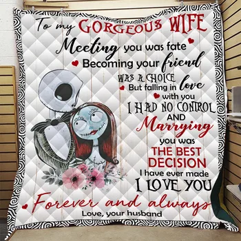 Dropshipping Love The Nightmare Before Christmas Jack Summer Quilt Blanket Mat 3D Printed Bed Sofa For Kids Adult Boy Girls Gift 
Dropshipping Love The Nightmare Before Christmas Jack Summer Quilt Blanket Mat 3D Printed Bed Sofa For Kids Adult Boy Girls Gift