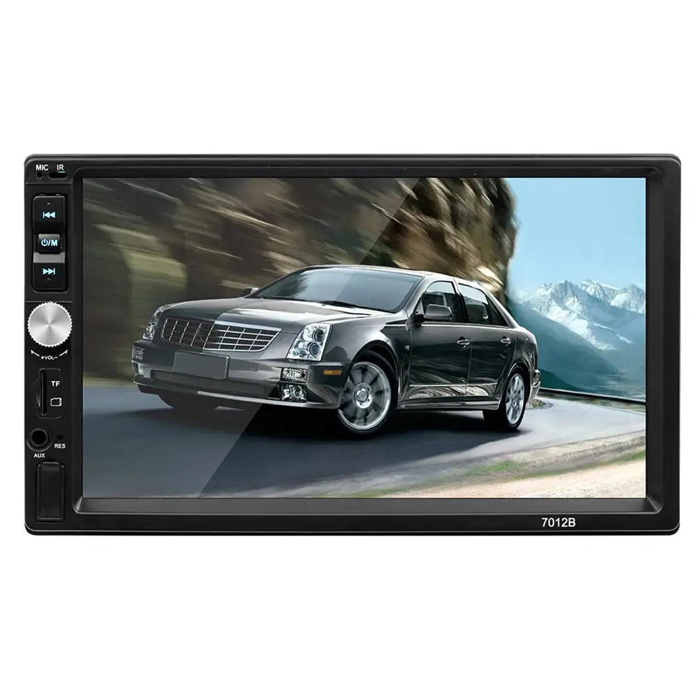 7 дюймов Автомобильный Радио Стерео мультимедийный плеер Bluetooth камера MP4 MP5 FM AUX USB