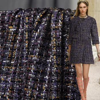 The Cloth Yellow Purple Tweed Wool Fabrics Yarn Dyed Garment Materials Autumn Women Jacket Sewing Cloth Tailor Freeshipping
The Cloth Yellow Purple Tweed Wool Fabrics Yarn Dyed Garment Materials Autumn Women Jacket Sewing Cloth Tailor Freeshipping
