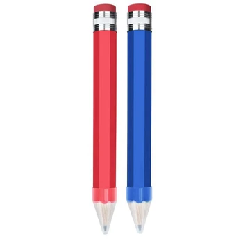 2 Piece of 35 cm Simple Wooden Colorful Novelty Handmade Big Pencil Kids Student Toy Painting Big Stationery Gift
2 Piece of 35 cm Simple Wooden Colorful Novelty Handmade Big Pencil Kids Student Toy Painting Big Stationery Gift