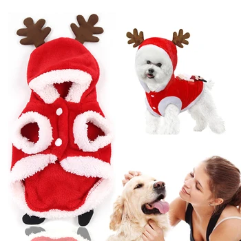 Cartoon Christmas Dog Hoodie Winter Pet Dog Clothes Winter Santa Elk Coat Cotton Dog Clothes Christmas Puppy Clothes
Cartoon Christmas Dog Hoodie Winter Pet Dog Clothes Winter Santa Elk Coat Cotton Dog Clothes Christmas Puppy Clothes