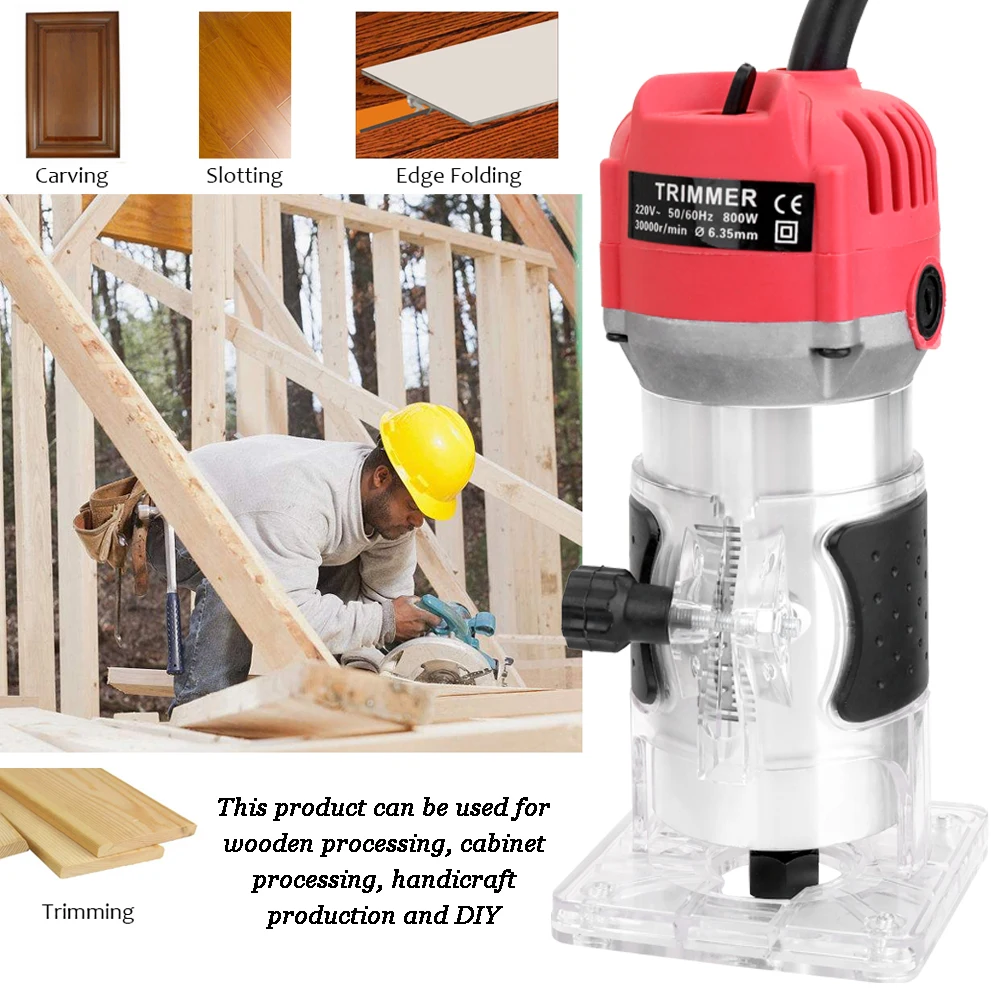 KKMOON Woodworking Electric Trimmer Electromechanical Wood Milling Slot Machine Trimming Machine Hand Carving Wood Router
KKMOON Woodworking Electric Trimmer Electromechanical Wood Milling Slot Machine Trimming Machine Hand Carving Wood Router