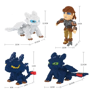 How To Train Your Dragon 3 LEPINING Toothless Night Fury Light Fury Dragon Building Blocks Brick Toys For Children Juguetes
How To Train Your Dragon 3 LEPINING Toothless Night Fury Light Fury Dragon Building Blocks Brick Toys For Children Juguetes
