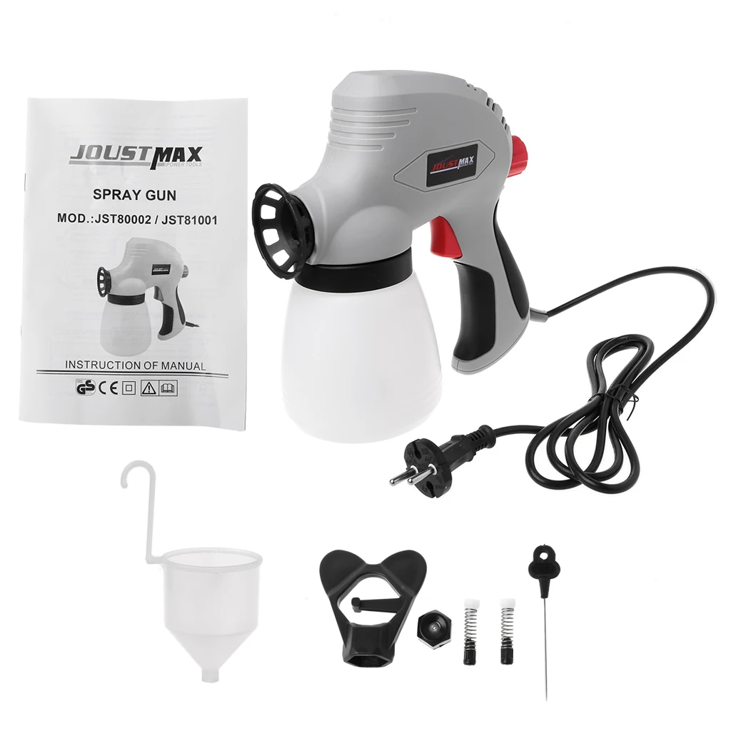 120W 800ml EU Plug Electric Spray Gun Paint Sprayer Hand Held Sprayer Gun For Painting Cars Wood Furniture Wall Woodworking
120W 800ml EU Plug Electric Spray Gun Paint Sprayer Hand Held Sprayer Gun For Painting Cars Wood Furniture Wall Woodworking