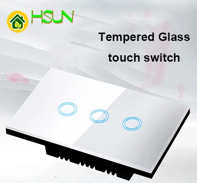 120 type US /AU Standard Touch screen Switch 3 Gang Glass Touch Switch 110-240V Light Sensor Waterproof Switch remote control
120 type US /AU Standard Touch screen Switch 3 Gang Glass Touch Switch 110-240V Light Sensor Waterproof Switch remote control
