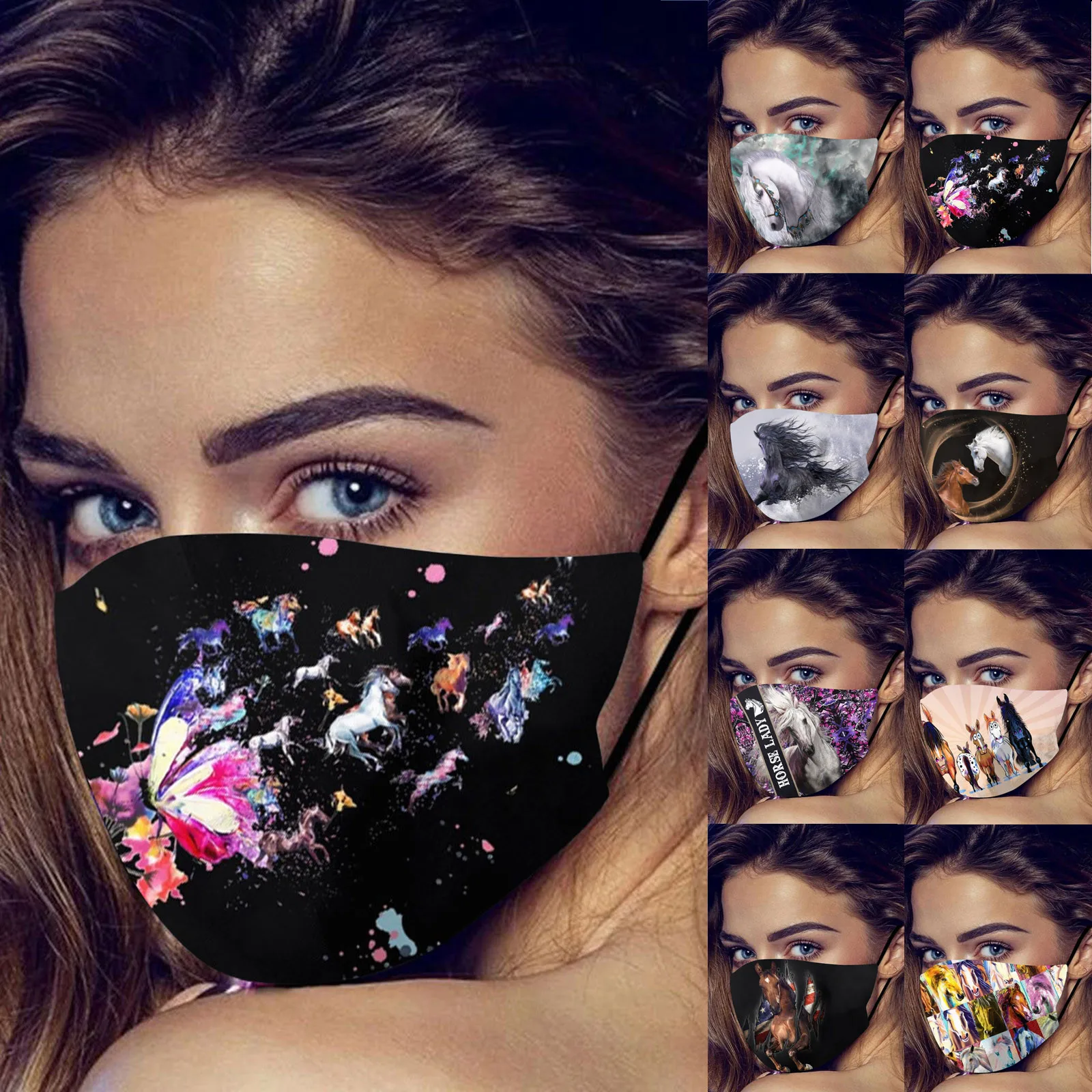 Fast Delivery Within 24 Hours Máscara 1PC Colorful Masks Can Be Cleaned With Adult Horse Print Bandage
Fast Delivery Within 24 Hours Máscara 1PC Colorful Masks Can Be Cleaned With Adult Horse Print Bandage