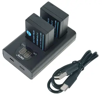 DSTE 2x DMW-BLC12/BP-DC12/BP-51 + LCD Dual Battery Charger for Panasonic Lumix DMC-G5,G6,G7,GH2,GX8,FZ200,FZ2500,DC-G90,DC-G95
DSTE 2x DMW-BLC12/BP-DC12/BP-51 + LCD Dual Battery Charger for Panasonic Lumix DMC-G5,G6,G7,GH2,GX8,FZ200,FZ2500,DC-G90,DC-G95