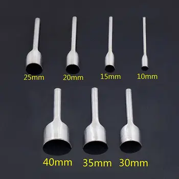 7pcs/Set Leather Punchers Craft Hole 10-40mm Half-Round Cutter Chisel Graving for end processing of wallet, card case
7pcs/Set Leather Punchers Craft Hole 10-40mm Half-Round Cutter Chisel Graving for end processing of wallet, card case