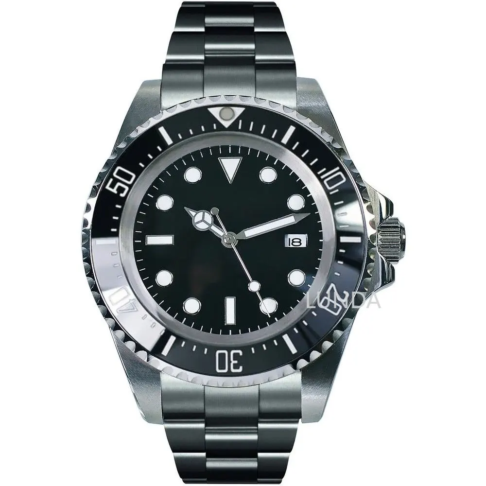 Solid Bliger 44mm black sterile dial luminous marks ceramic bezel mineral glass deployment automatic movement men's watch
Solid Bliger 44mm black sterile dial luminous marks ceramic bezel mineral glass deployment automatic movement men's watch