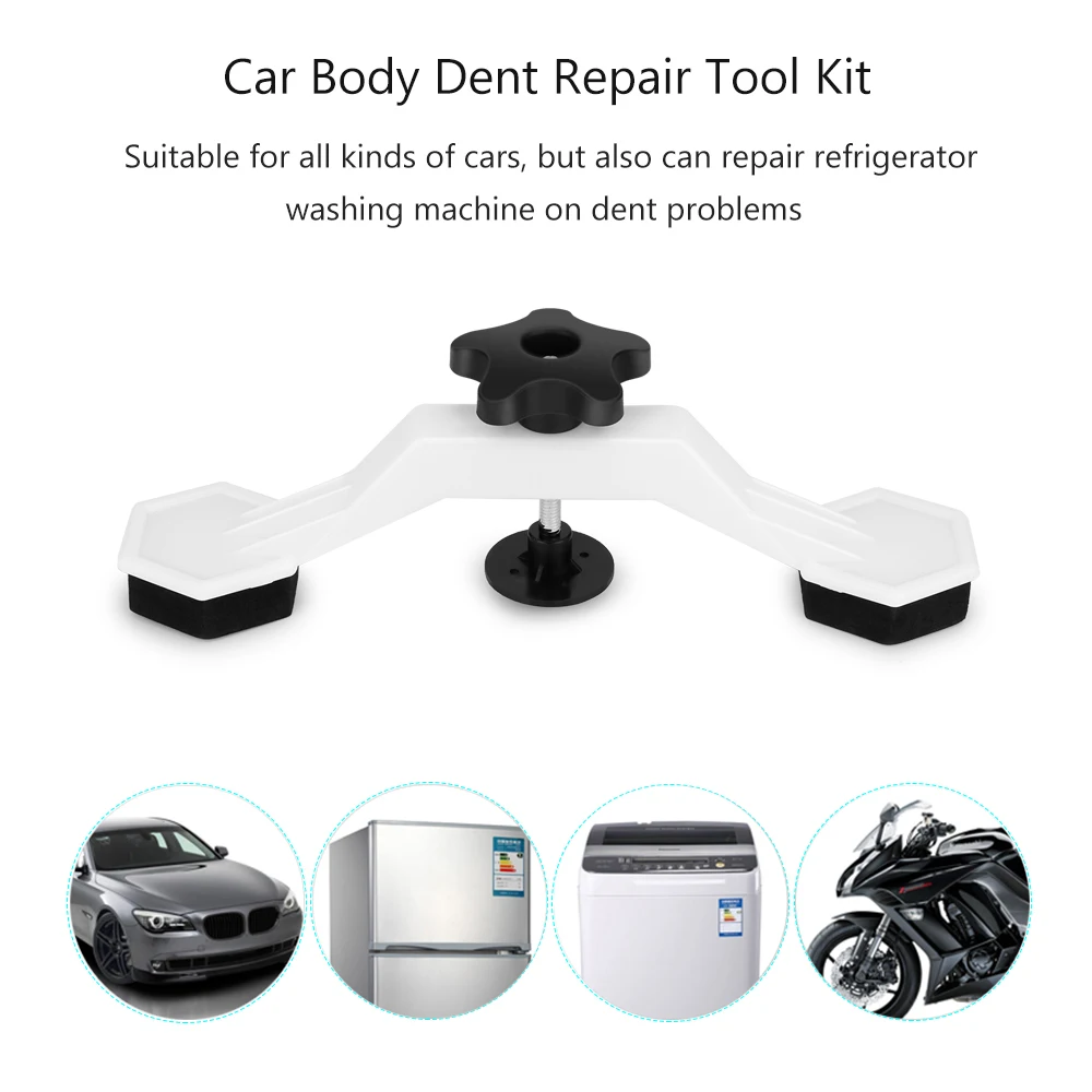 Universal Car Dent Repair Body Damage Fix Tool Pulling Bridge Puller Dent Removal Glue Tabs Car Body Hand Repair Tools Kit
Universal Car Dent Repair Body Damage Fix Tool Pulling Bridge Puller Dent Removal Glue Tabs Car Body Hand Repair Tools Kit