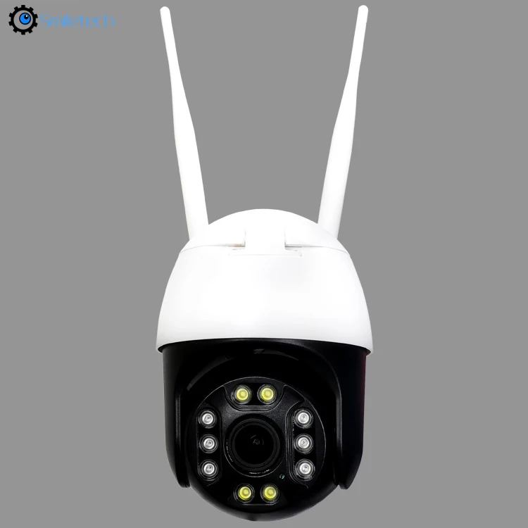 Outdoor AI 5MP IR WIFI PTZ camera 4X zoom 30m IR night vision microphone speaker waterproof IP66 mini network 1080P speed dome
Outdoor AI 5MP IR WIFI PTZ camera 4X zoom 30m IR night vision microphone speaker waterproof IP66 mini network 1080P speed dome