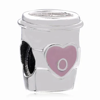 New 925 Sterling Silver Bead Charm Pink Enamel Takeaway Coffee Drink To Go Beads Fit Pandora Bracelet Bangle Diy Jewelry
New 925 Sterling Silver Bead Charm Pink Enamel Takeaway Coffee Drink To Go Beads Fit Pandora Bracelet Bangle Diy Jewelry