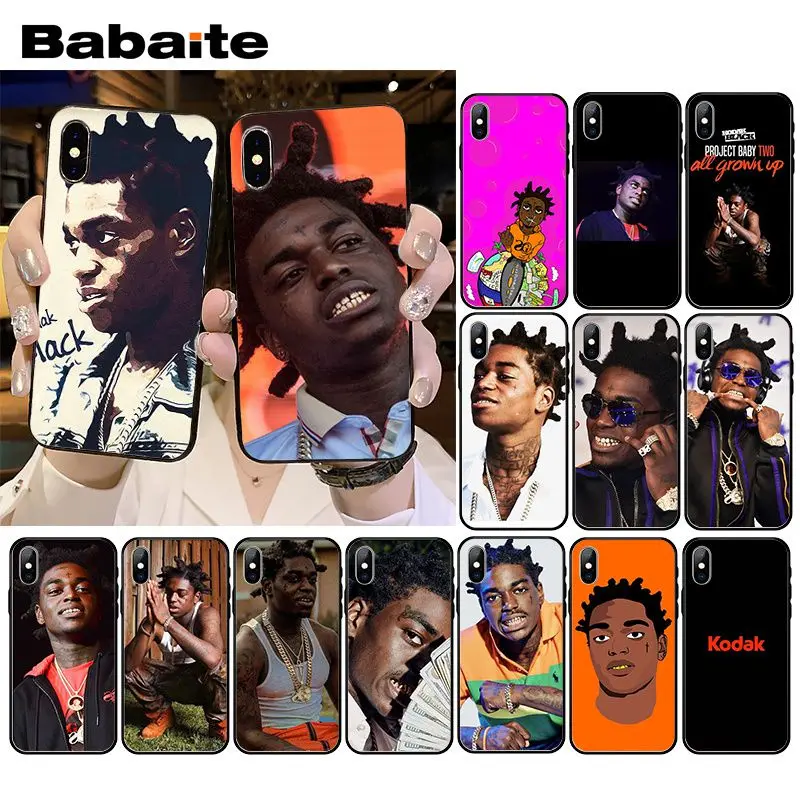 Babaite kodak black Phone Case for iPhone XR 11 Pro MaxXS MAX 8 7 6 6S Plus X 5 5S SE