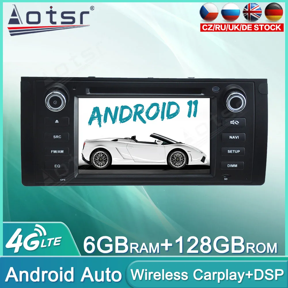 Автомобильная магнитола на Android 11, 128 ГБ, DVD-плеер для BMW 5 серии E39, аудио, мультимедийный плеер, GPS-навигация, автомобильное стерео головное устройство Carplay
Автомобильная магнитола на Android 11, 128 ГБ, DVD-плеер для BMW 5 серии E39, аудио, мультимедийный плеер, GPS-навигация, автомобильное стерео головное устройство Carplay