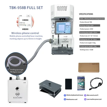 TBK-958B Automatic Laser Back Glass Separating Engraving Marking Machine for iPhone 11 11pro 11pro max Frame Repair
TBK-958B Automatic Laser Back Glass Separating Engraving Marking Machine for iPhone 11 11pro 11pro max Frame Repair