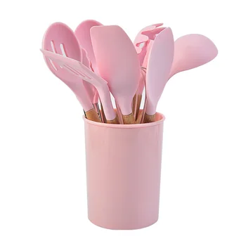12PCS Silicone Kitchenware Non-stick Cookware Cooking Tool Spatula Ladle Shovel Spoon Soup Kitchen Utensils Set
12PCS Silicone Kitchenware Non-stick Cookware Cooking Tool Spatula Ladle Shovel Spoon Soup Kitchen Utensils Set