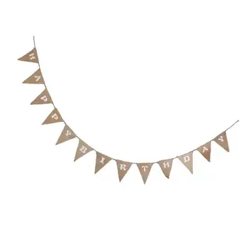 Triangle Banner HAPPY BIRTHDAY Hessian Bunting Banner Birthday Party Decoration 13 Flags 3M
Triangle Banner HAPPY BIRTHDAY Hessian Bunting Banner Birthday Party Decoration 13 Flags 3M