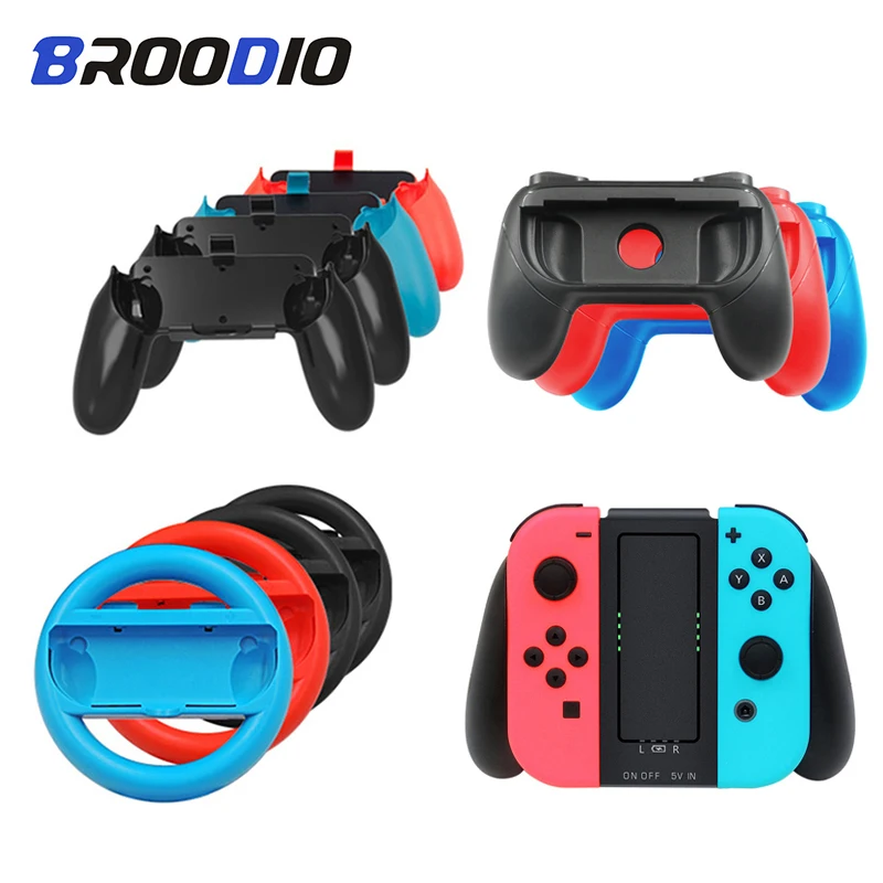 For Nintendo Switch Wheel Joystick Grip Handle Joypad Stand Holder Charger 10 IN 1 Set For Nintendo Switch Game Accessories
For Nintendo Switch Wheel Joystick Grip Handle Joypad Stand Holder Charger 10 IN 1 Set For Nintendo Switch Game Accessories