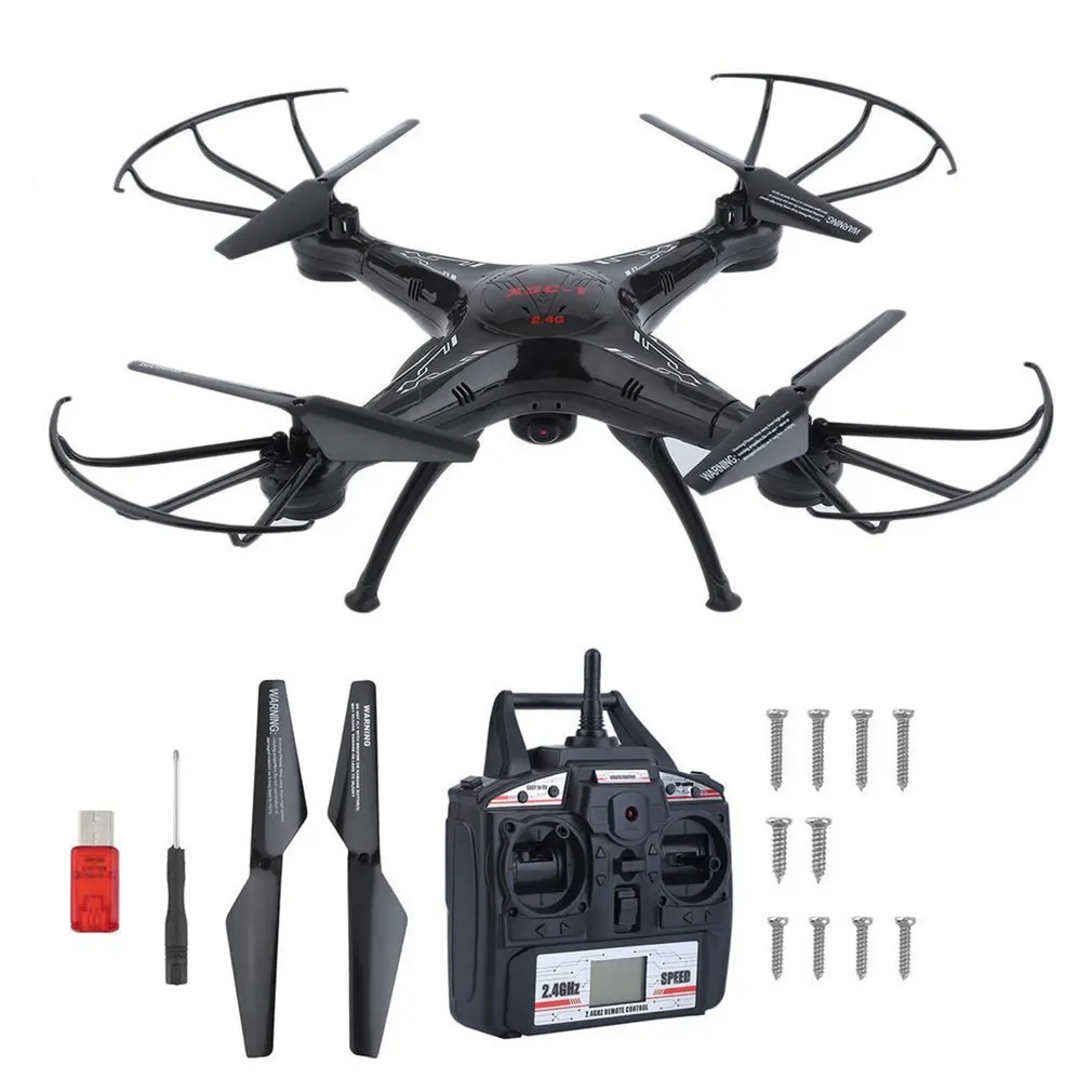 X5C-1 Stable 6-Axles Quadcopter Drone HD Camera Remote Control Aircraft High Performance Pocket Helicopter Explorer BLACK
X5C-1 Stable 6-Axles Quadcopter Drone HD Camera Remote Control Aircraft High Performance Pocket Helicopter Explorer BLACK