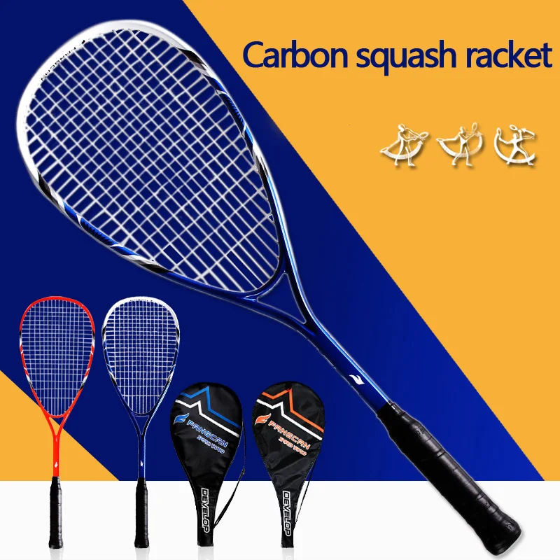 Carbon Fiber Professional Squash Racket With Bag Light Beginner Single Wall Speed Ball Training Composite Racket Indoor Sports
Carbon Fiber Professional Squash Racket With Bag Light Beginner Single Wall Speed Ball Training Composite Racket Indoor Sports
