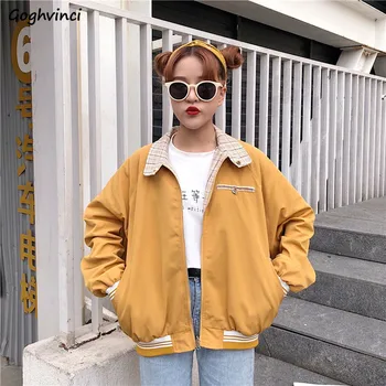Jacket Women Coats and Jackets Long Sleeve Tops Two Sides Korean Style New Fashion Womens Harajuku High Quality Casual Clothes
Jacket Women Coats and Jackets Long Sleeve Tops Two Sides Korean Style New Fashion Womens Harajuku High Quality Casual Clothes