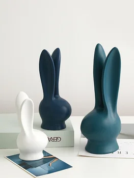 3 Pcs Ceramic Rabbit Statues Matte Teal Rabbit Figurines Animal Bookend Porcelain Arts Craft Home Cabinet Decoration Easter Gift
3 Pcs Ceramic Rabbit Statues Matte Teal Rabbit Figurines Animal Bookend Porcelain Arts Craft Home Cabinet Decoration Easter Gift