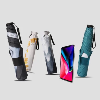 Mini Ultra Light Umbrella Women Men Uv Protection Sun and Rain Umbrella Creative Black Coating Paraplu Pocket Umbrella MM60YS
Mini Ultra Light Umbrella Women Men Uv Protection Sun and Rain Umbrella Creative Black Coating Paraplu Pocket Umbrella MM60YS
