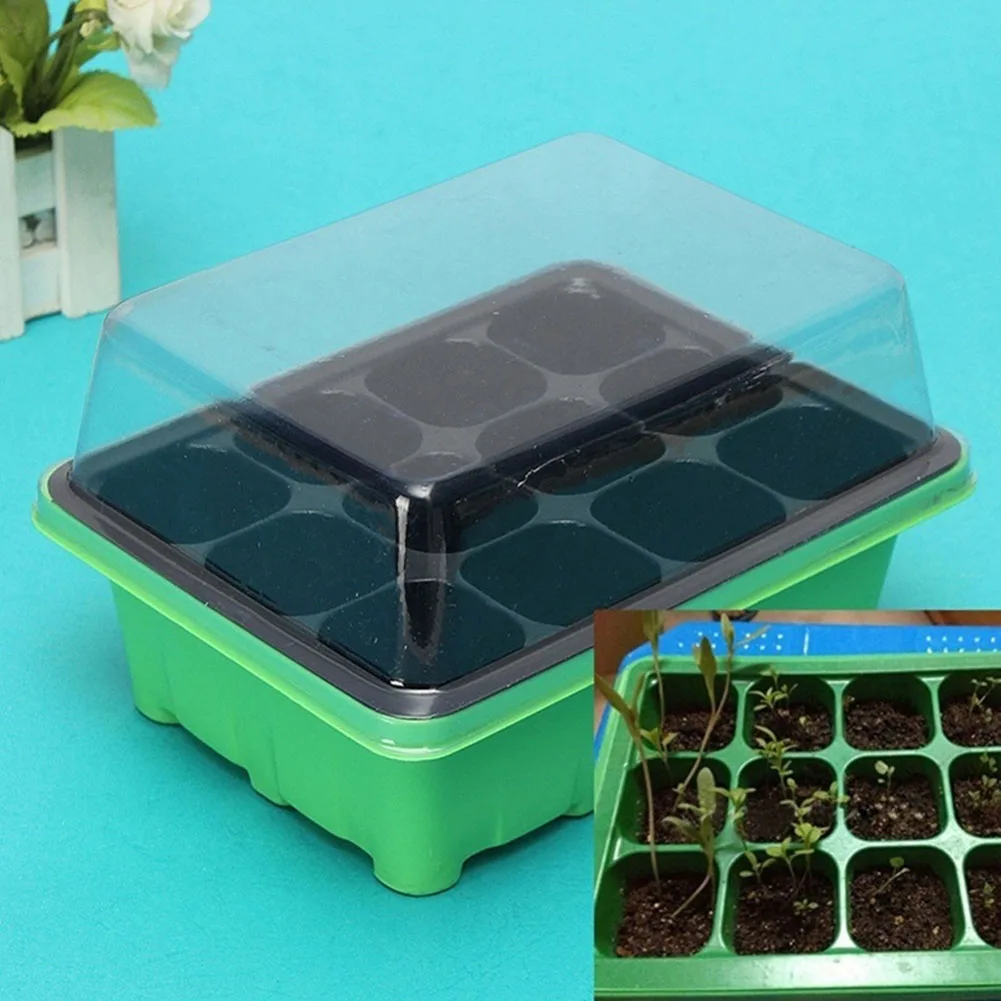Plastic Nursery Pots Succulent Plant Seeds Germination Tray Planter Flower Pot With Lids Hydroponic Grow Box Seedling Tray
Plastic Nursery Pots Succulent Plant Seeds Germination Tray Planter Flower Pot With Lids Hydroponic Grow Box Seedling Tray