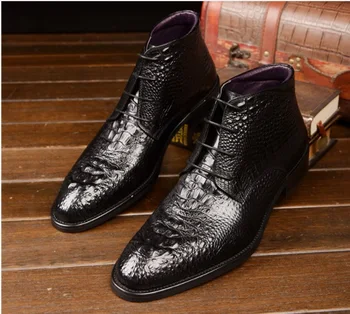 European Autumn winter men's American Crocodile pattern Martin boots Genuine leather boots fashion lace-up boots
European Autumn winter men's American Crocodile pattern Martin boots Genuine leather boots fashion lace-up boots