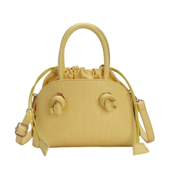Fashion Female Shoulder Bag Simple Female Handbag New High Summer Shopping Bag Tether Stone Pattern Yellow
Fashion Female Shoulder Bag Simple Female Handbag New High Summer Shopping Bag Tether Stone Pattern Yellow