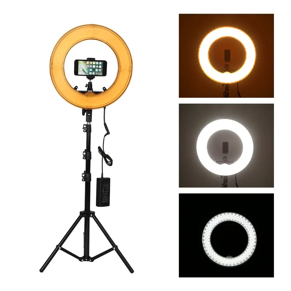 12inch Photography Studio Dimmable LED Ring Light Fill-in Light with Foldable Phone Holder Mount Stand EU PLUG
12inch Photography Studio Dimmable LED Ring Light Fill-in Light with Foldable Phone Holder Mount Stand EU PLUG