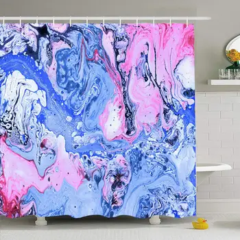 Shower Curtain for Bathroom 60x72 Pink Mix Hand Abstract Painting Stain Mineral Grunge Modern Marble Blue Black Blob Blot Ink
Shower Curtain for Bathroom 60x72 Pink Mix Hand Abstract Painting Stain Mineral Grunge Modern Marble Blue Black Blob Blot Ink