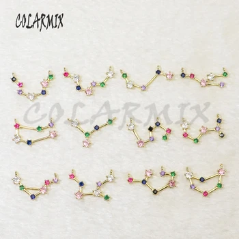 12 Pcs Constellation necklace Tiny zircon pendant necklace zircon necklace Gold color necklace for jewelry gift for lady 56030
12 Pcs Constellation necklace Tiny zircon pendant necklace zircon necklace Gold color necklace for jewelry gift for lady 56030
